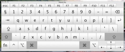 OS X onscreen keyboard
