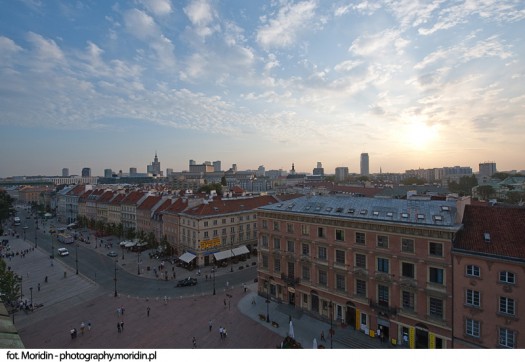 Warszawa - widok na Krakowskie Przedmieście