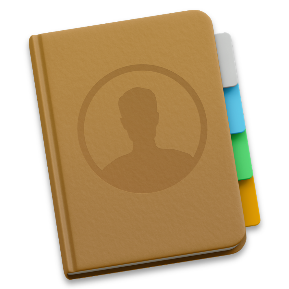 Contacts icon OS X Yosemite 1024px