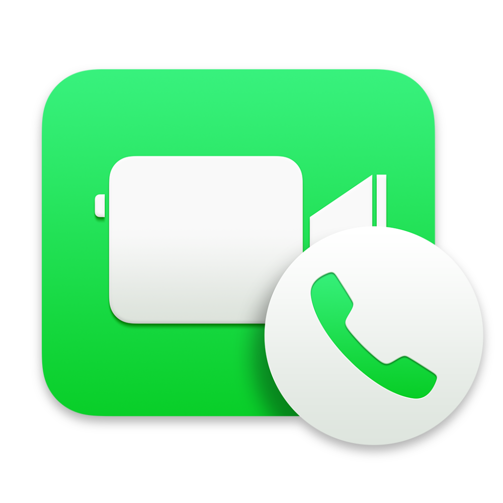 FaceTime icon OS X Yosemite 1024px