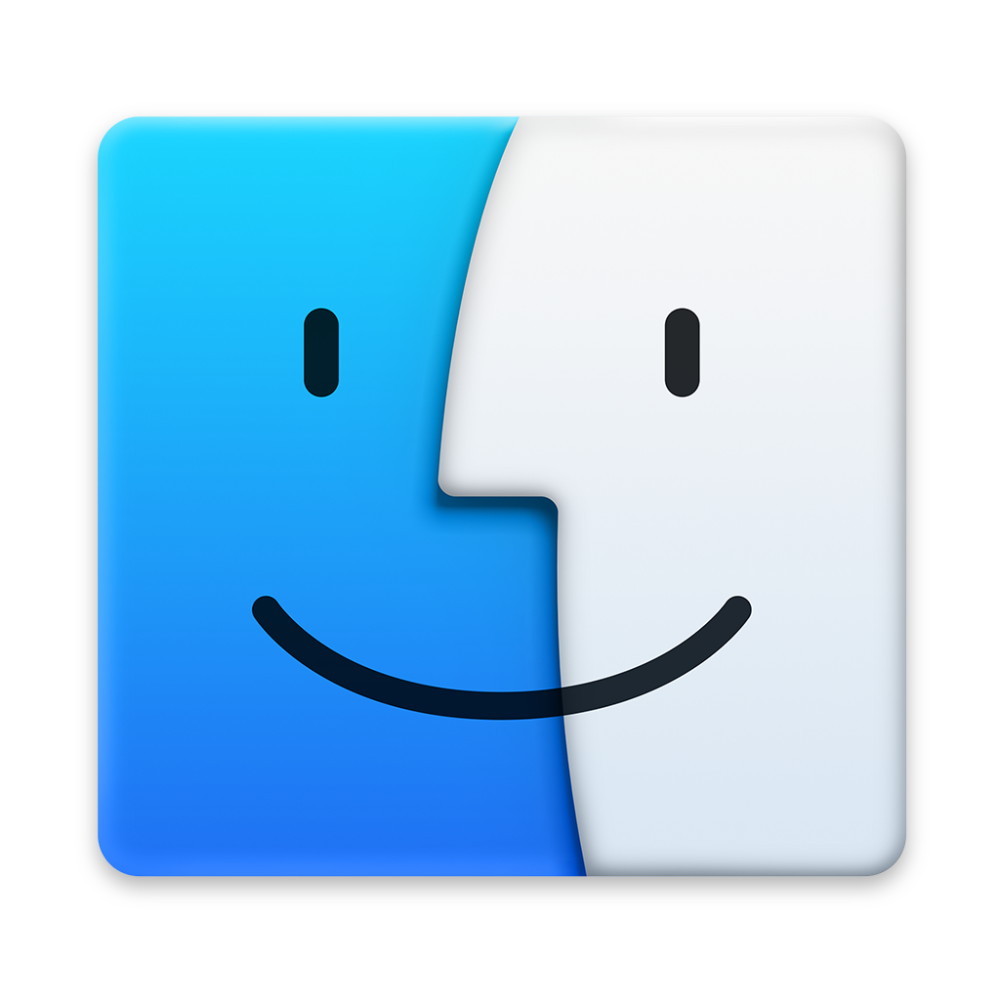 Finder icon OS X Yosemite 1024px