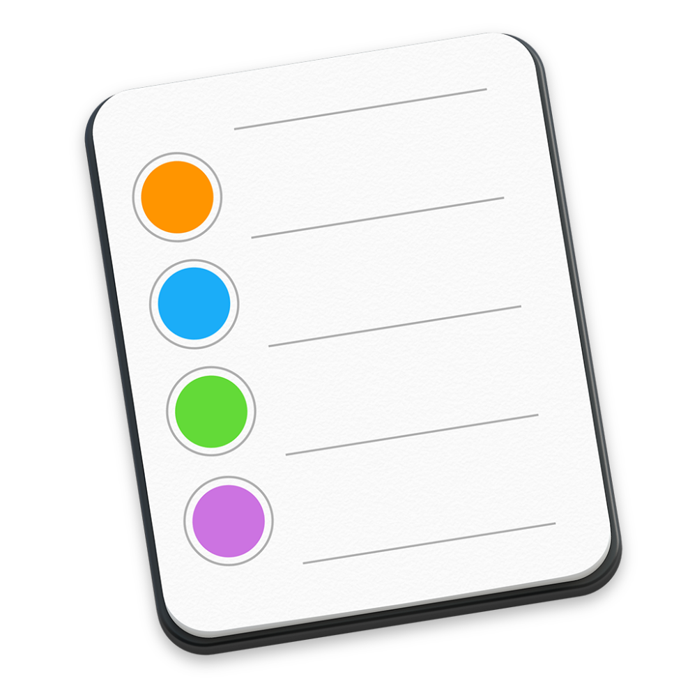 Reminders icon OS X Yosemite 1024px