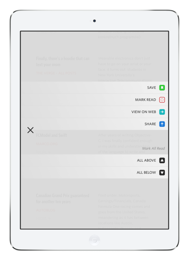 Unread App iPad with device 07