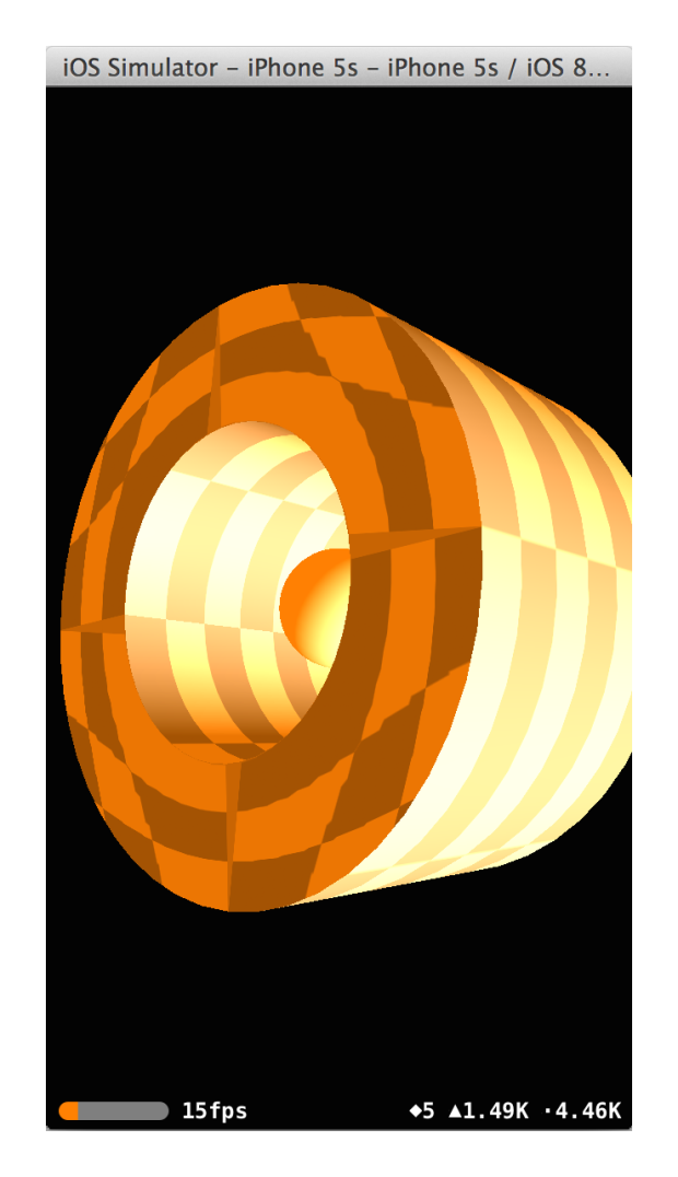 iOS simulator 3D Swift