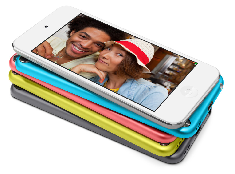 iPod touch 5gen stacked colours