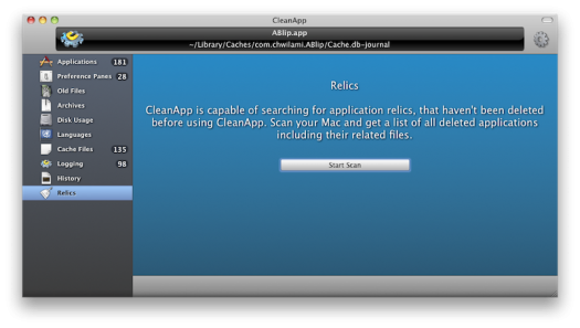 CleanApp - relics